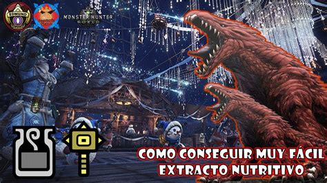 Como Conseguir Extracto Nutritivo muy Facil en Monster Hunter .